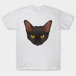 Devon Rex Black T-Shirt